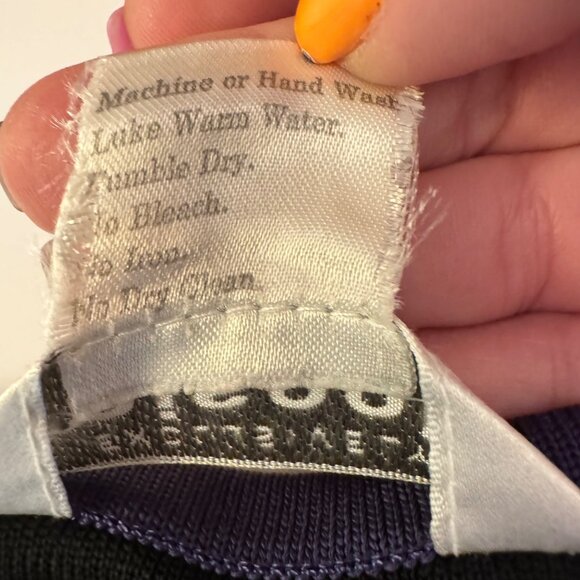 Exclusively Misook‎ Petite Med V Neck Cardigan Jacket Button Loop Closure - Picture 5 of 7